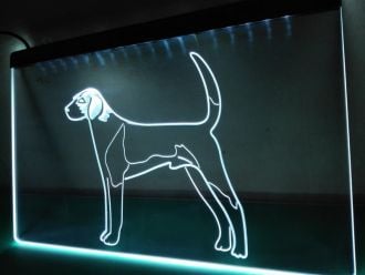 American Foxhound Dog Pet LED Neon Sign