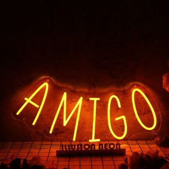 Amigo Orange Neon Sign