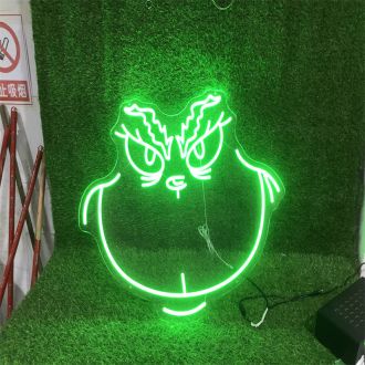 Angery Bire Green LED Neon Sign