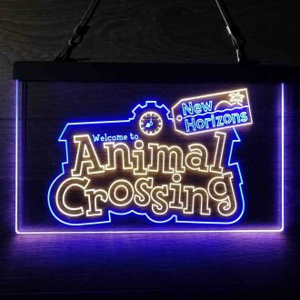 Animal Crossing Dual LED Neon Sign
