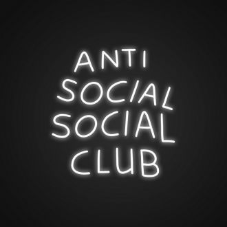 Anti Social Social Club Neon Sign