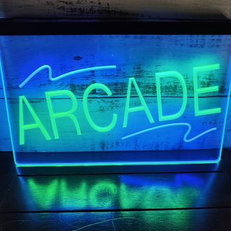 Arcade v1 Dual LED Neon Sign