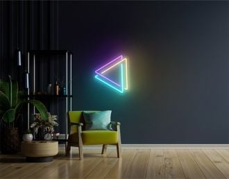 Art Triangle LED Neon Sign