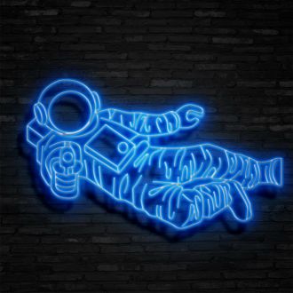 Astronaut Fly Neon Sign