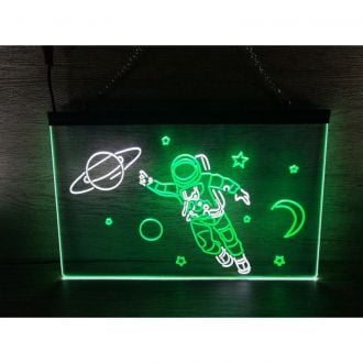Astronaut v2 Dual LED Neon Sign