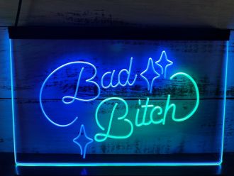 Bad Bitch v1 Dual LED Neon Sign