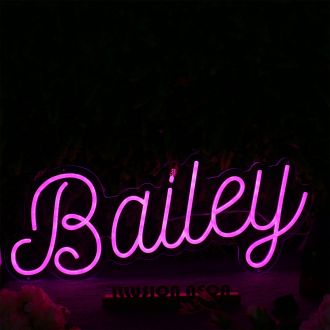 Bailey Pink Neon LED Sign