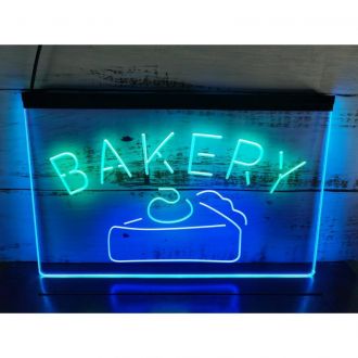 Bakery Bread Dual LED Neon Sign