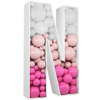 Steel Marquee Letter Balloon Pink N High-End Custom Zinc Metal Marquee Light Marquee Sign