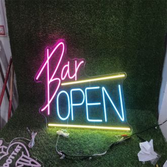 Bar Open Custom LED Neon Sign
