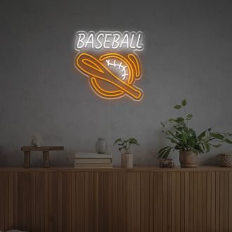 Baseball LED Neon Sign