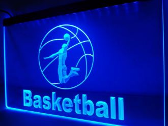 Basketball Club Bar Logo LED Neon Sign