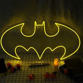 Bat Man Neon Sign