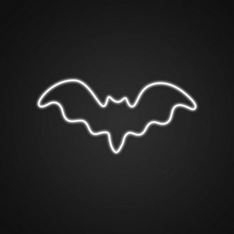 Bats Neon Sign