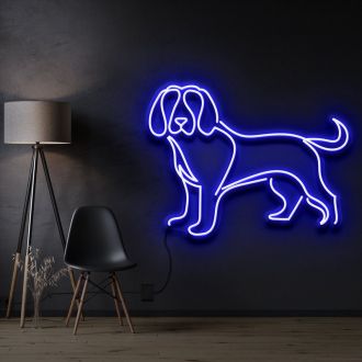 Beagle Neon Sign