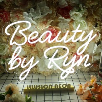 Beauty By Ryn Neon Sign