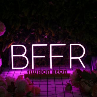 BFFR Purple Neon Sign