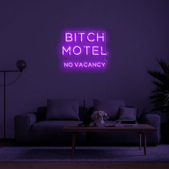 Bitch Motel Neon Sign