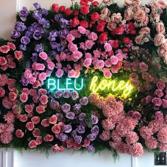 Bleu Honey Neon Sign