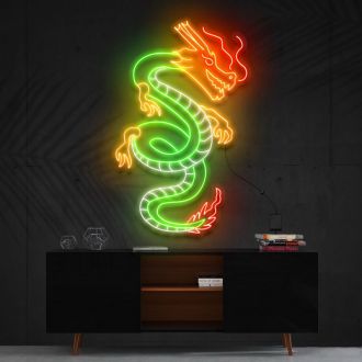 Blood Of The Dragons Multicolour Neon Sign