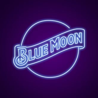 Blue Moons Neon Sign