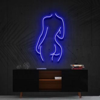 Body Outline Neon Sign