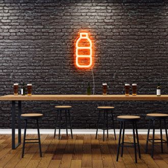 Bottled Water Neon Sign