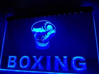 Boxing Gloves Club Fight Bar Pub LED Neon Sign