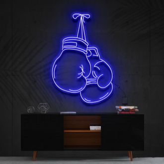 Boxing Gloves Neon Sign