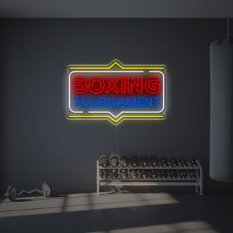 Boxing Tournament LED Neon Sign