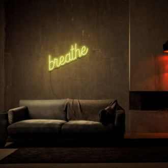 Breathe Neon Sign