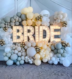 Steel Marquee Letter Bride Party Wedding Backdrop Decor High-End Custom Zinc Metal Marquee Light Marquee Sign