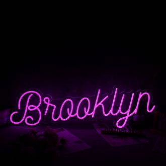 Brooklyn Pink Neon Sign