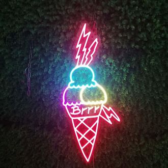 Brrr Icecream Neon Sign NE14038