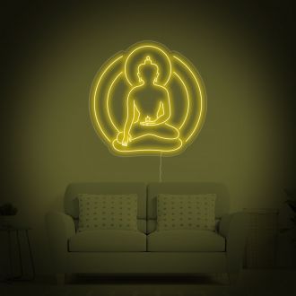 Buddha Yoga Neon Sign