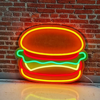 Burger V1 Neon Sign