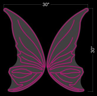 Butterfly Wings Neon Sign
