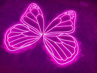 Butterfly Wings V2 Neon Sign