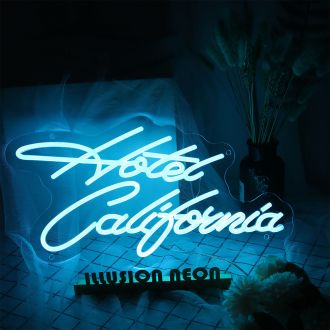 California Hotel Neon Sign