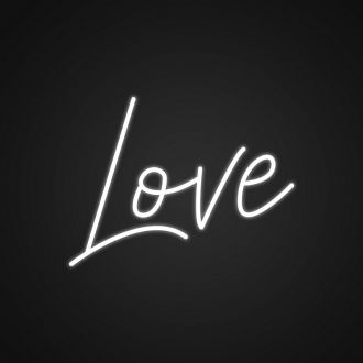 Calligraphy Love Sign Neon Sign