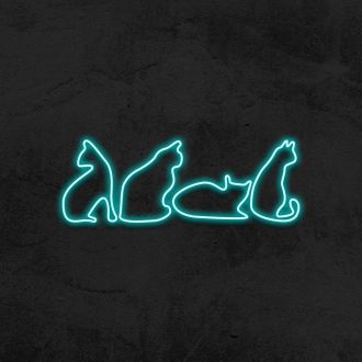 Cats Neon Sign