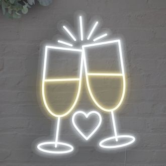 Cheers To Love Led Neon Sign