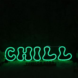Chill Green Custom Neon Sign