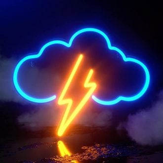 Cloud Lightning Storm Neon Sign MNR10003