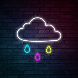 Cloud Rain Led Neon Sign