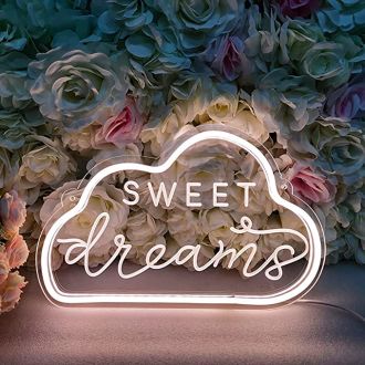 Cloud Sweet Dreams Neon Sign