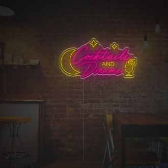 Cocktails And Dreams LED Neon Sign