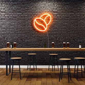 Coffee Beans Neon Sign