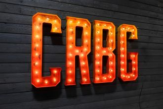 Steel Marquee Letter Colorful CRBG Wall Decor High-End Custom Zinc Metal Marquee Light Marquee Sign
