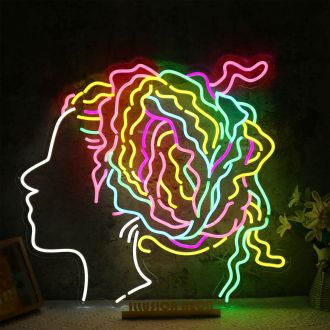 Colorful Brainstorming Neon Sign